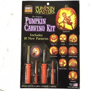 Vintage 2001 Sealed Pumpkin Masters Halloween Carving Kit NWT NOS